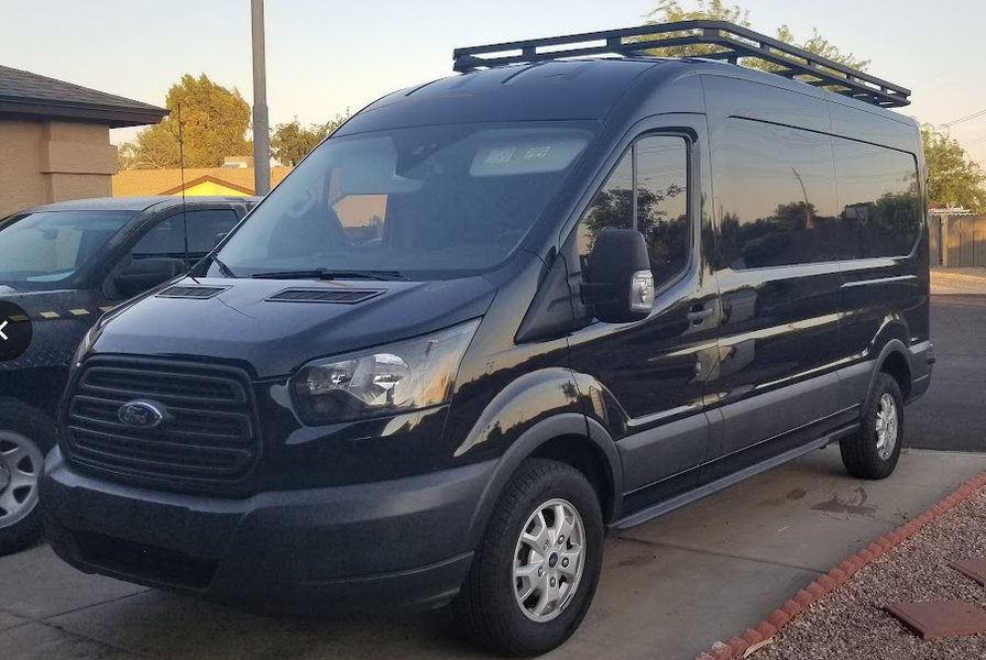 Custom Aluminum Van Roof Rack